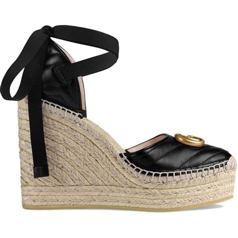 espadrillas zeppa gucci|Gucci espadrilles for women.